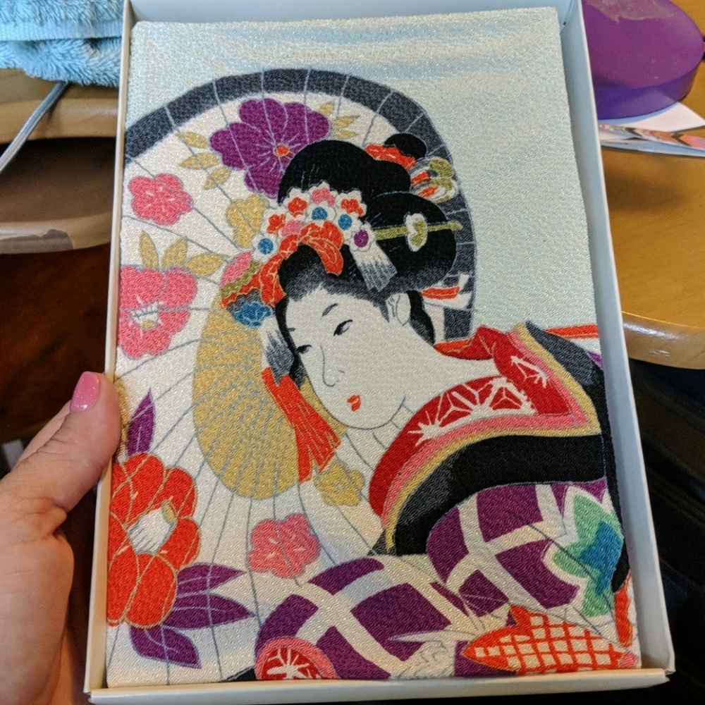 Japanese silk scarf